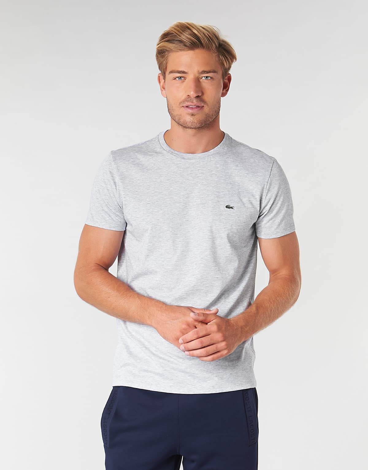 Men's T-Shirts Lacoste Gray