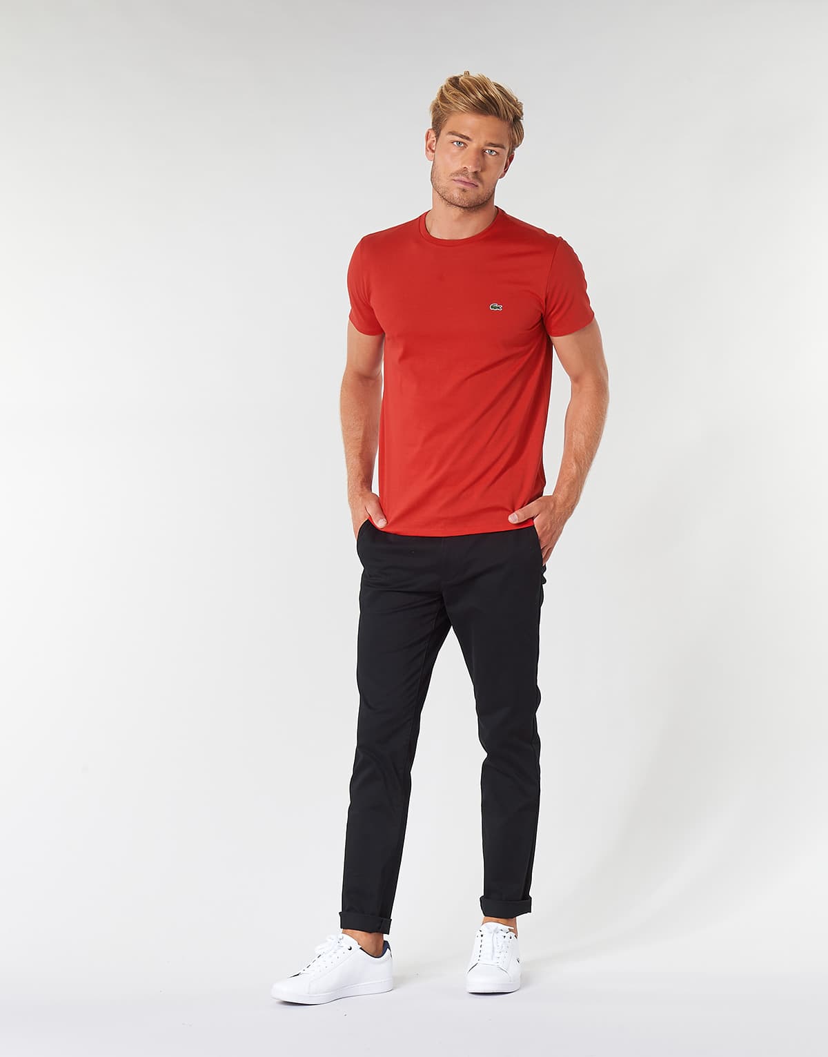 Men's T-Shirts Lacoste Red