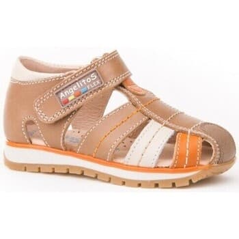 Σανδάλια χωρίς τακούνι Angelitos 450 Sandalia Camel
