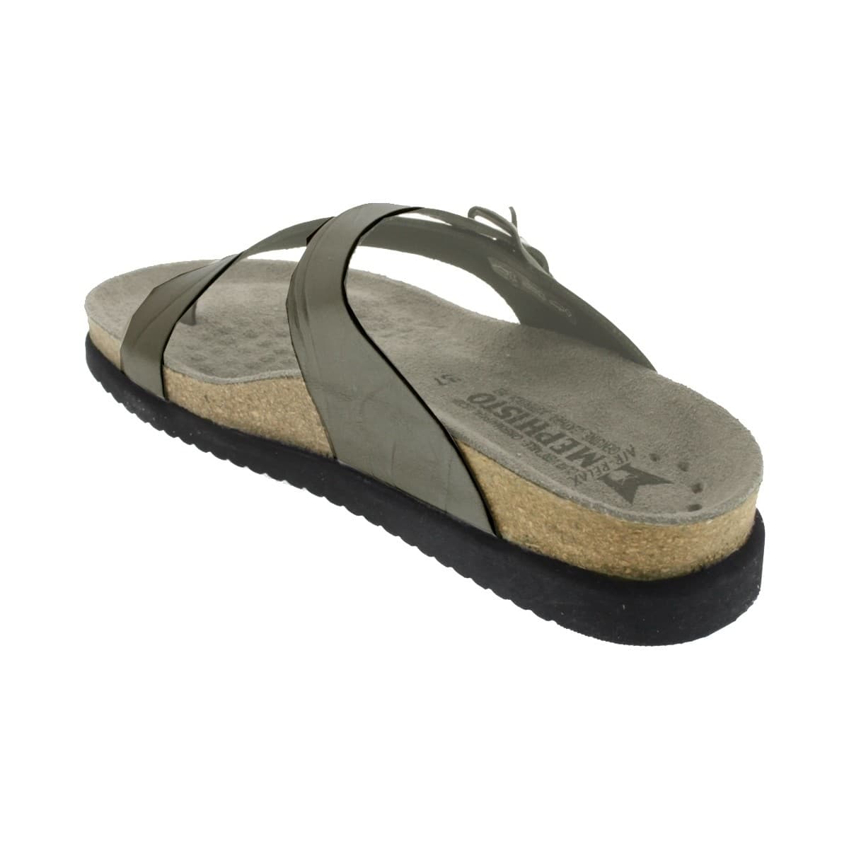 Women's Flip Flops Mephisto Gray