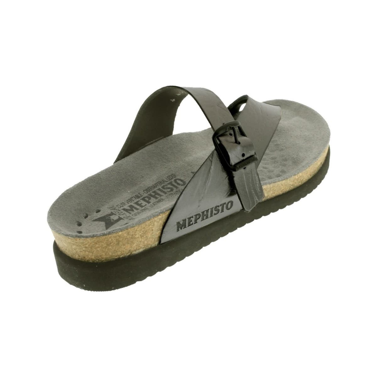Women's Flip Flops Mephisto Gray