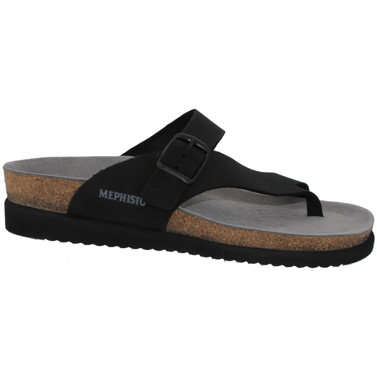 Women's Flip Flops Mephisto Black