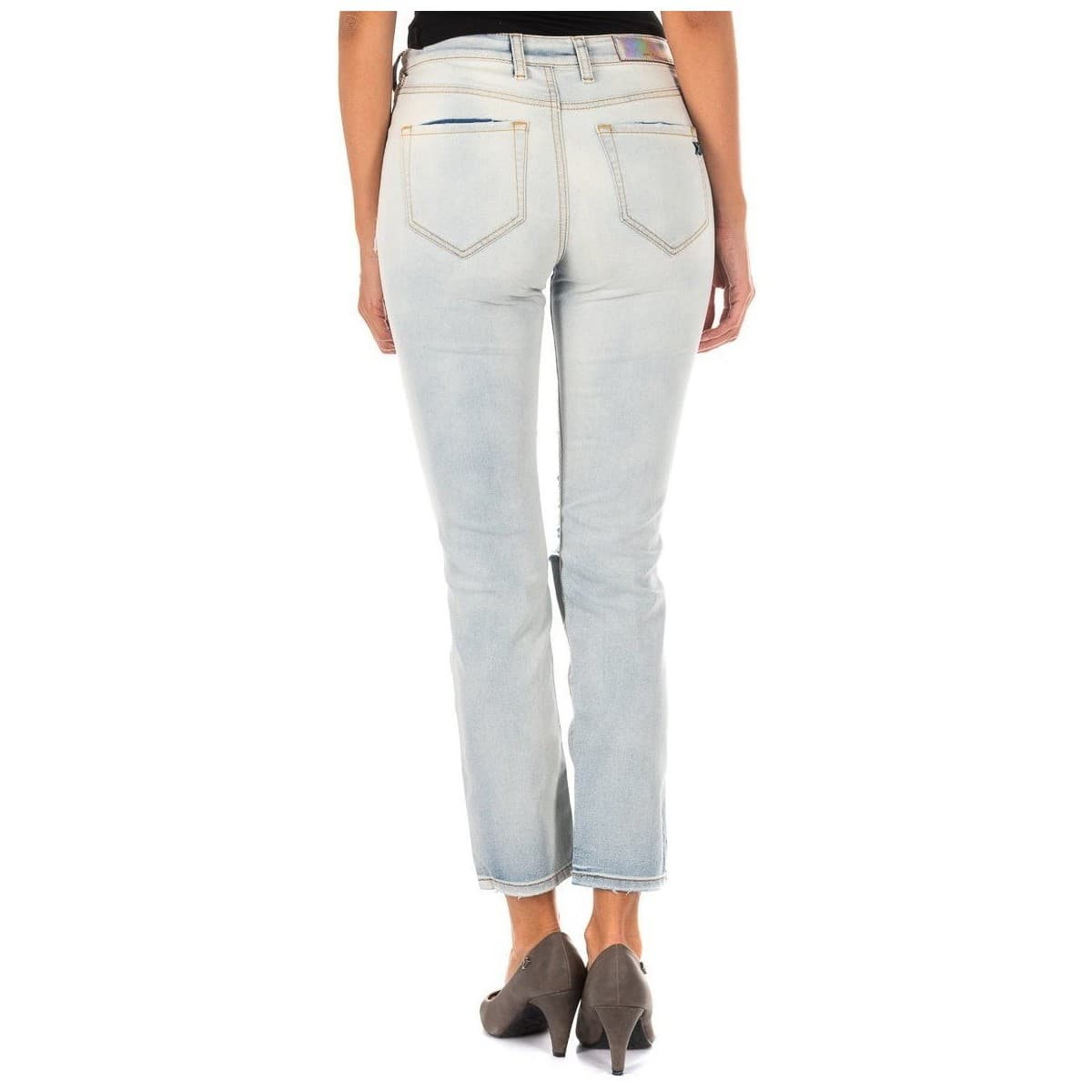 Women's Jeans Met Multicolor