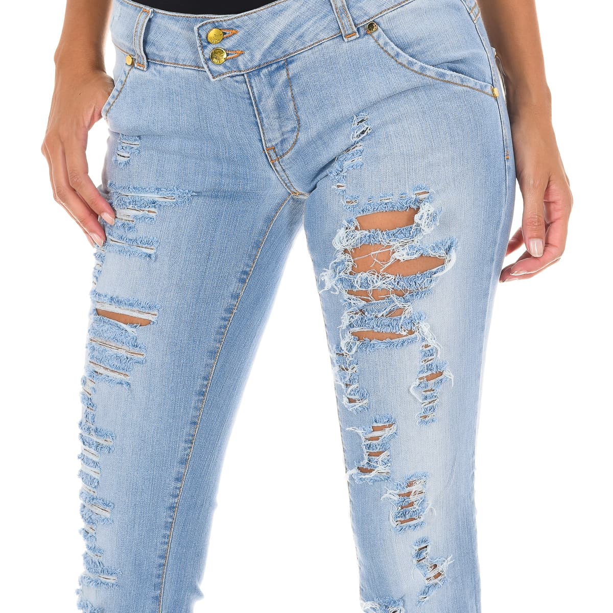 Women's Jeans Met Blue