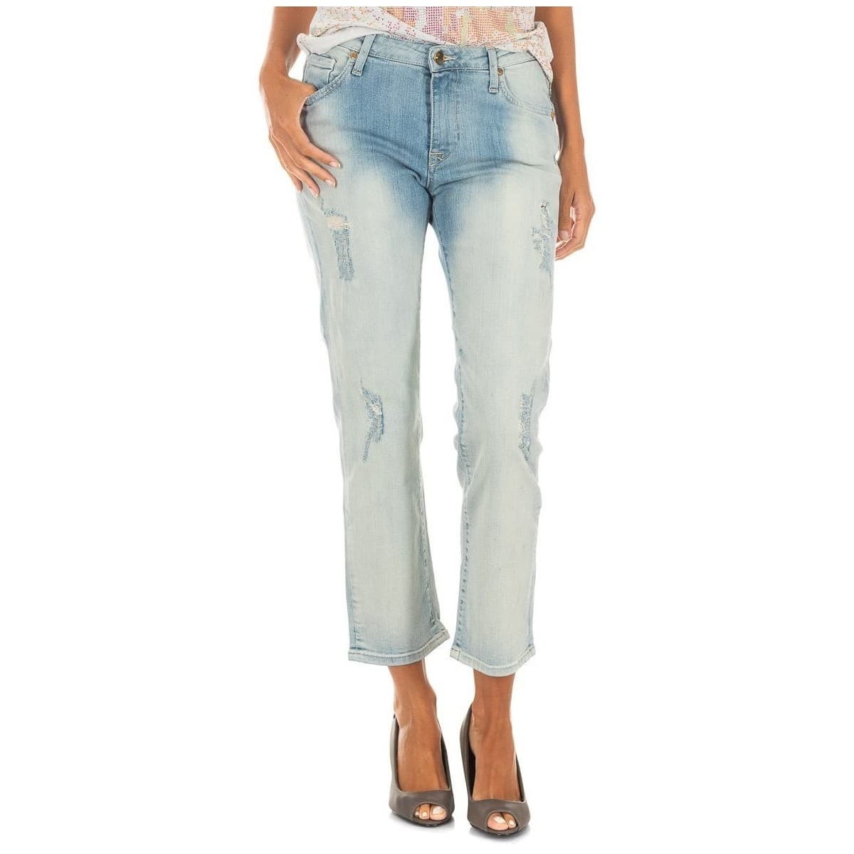 Women's Jeans Met Blue