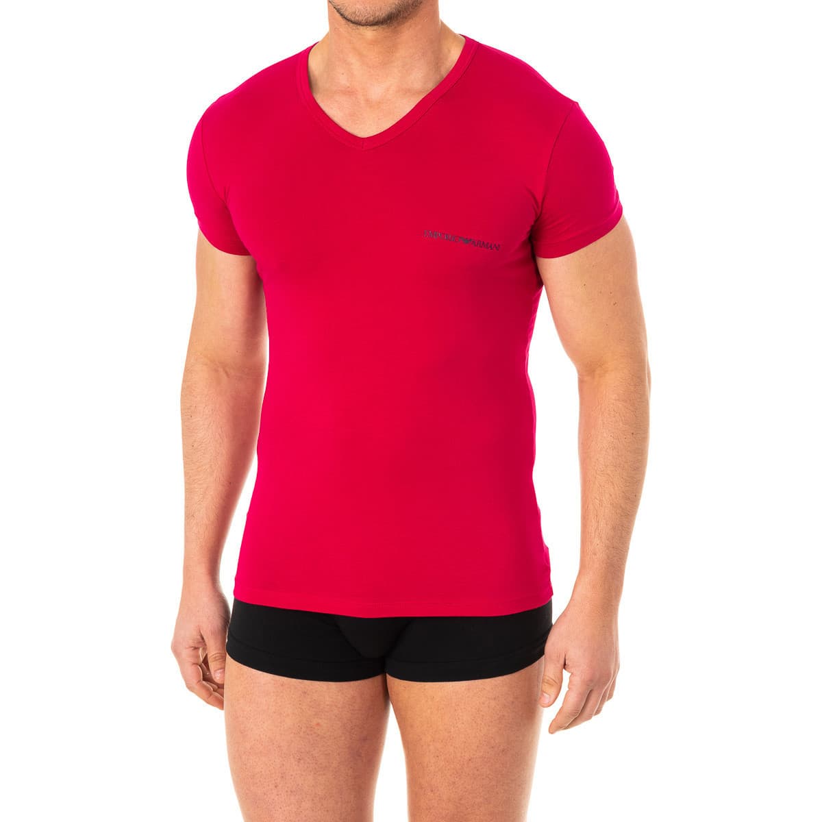 Men's T-Shirts Emporio Armani Red