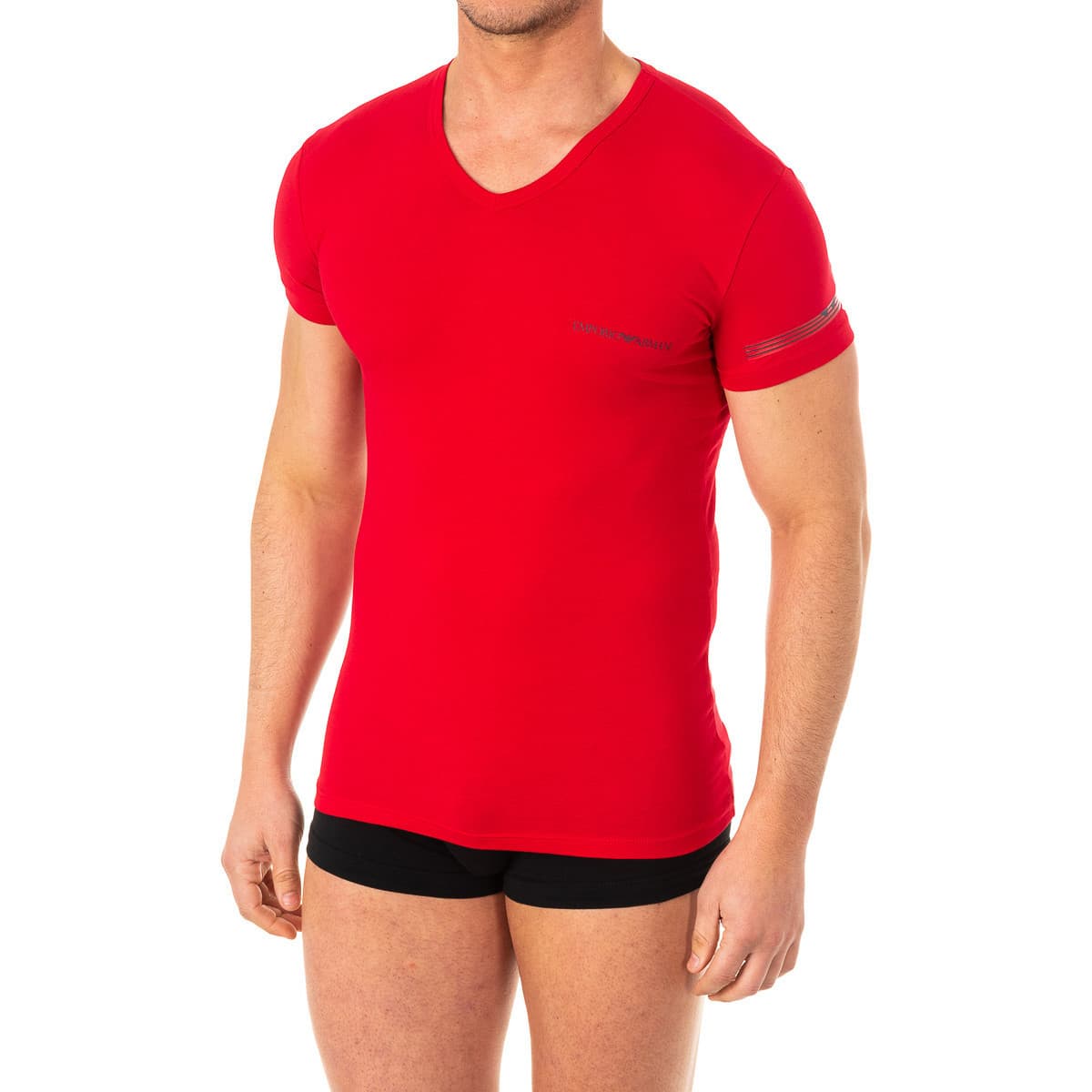 Men's T-Shirts Emporio Armani Red