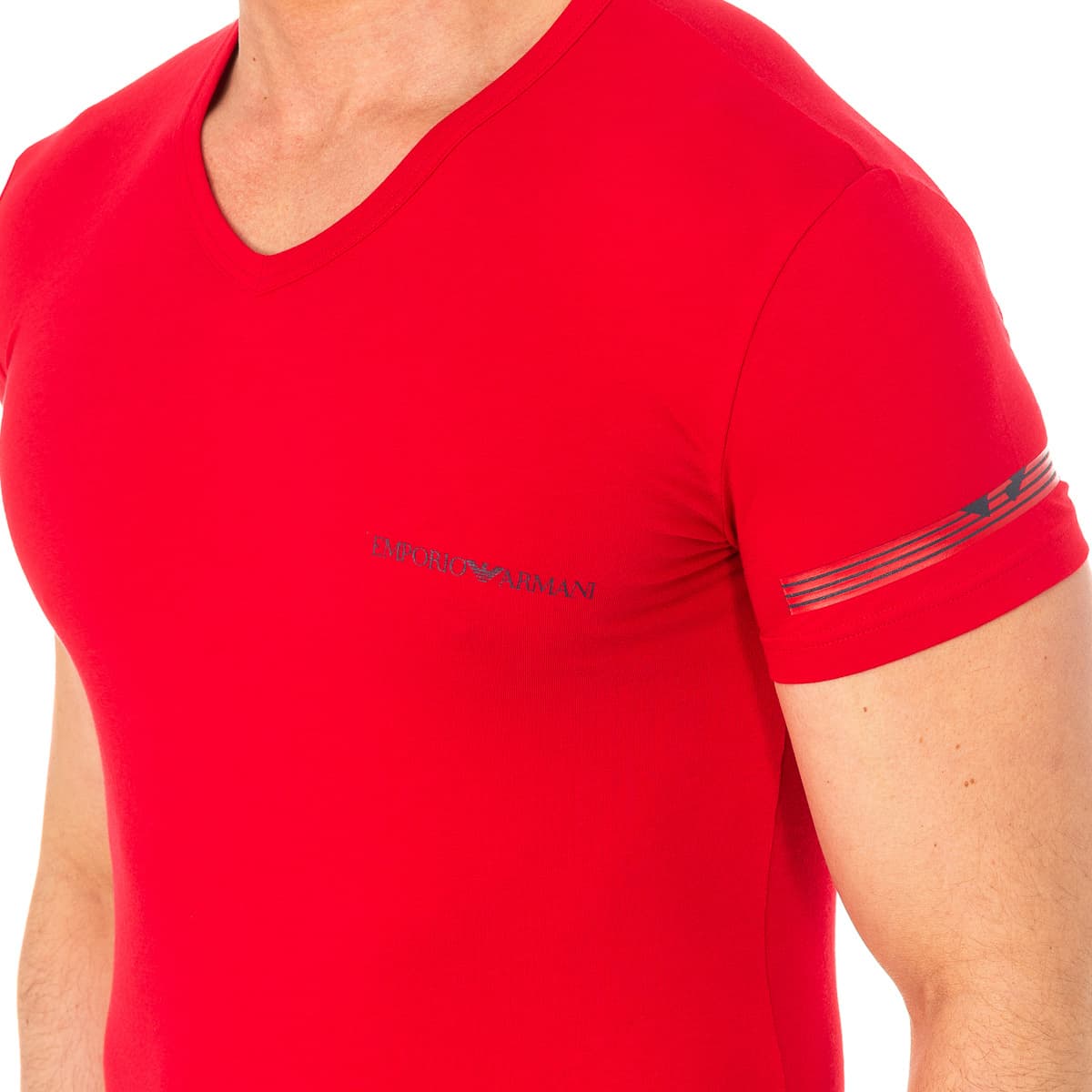 Men's T-Shirts Emporio Armani Red