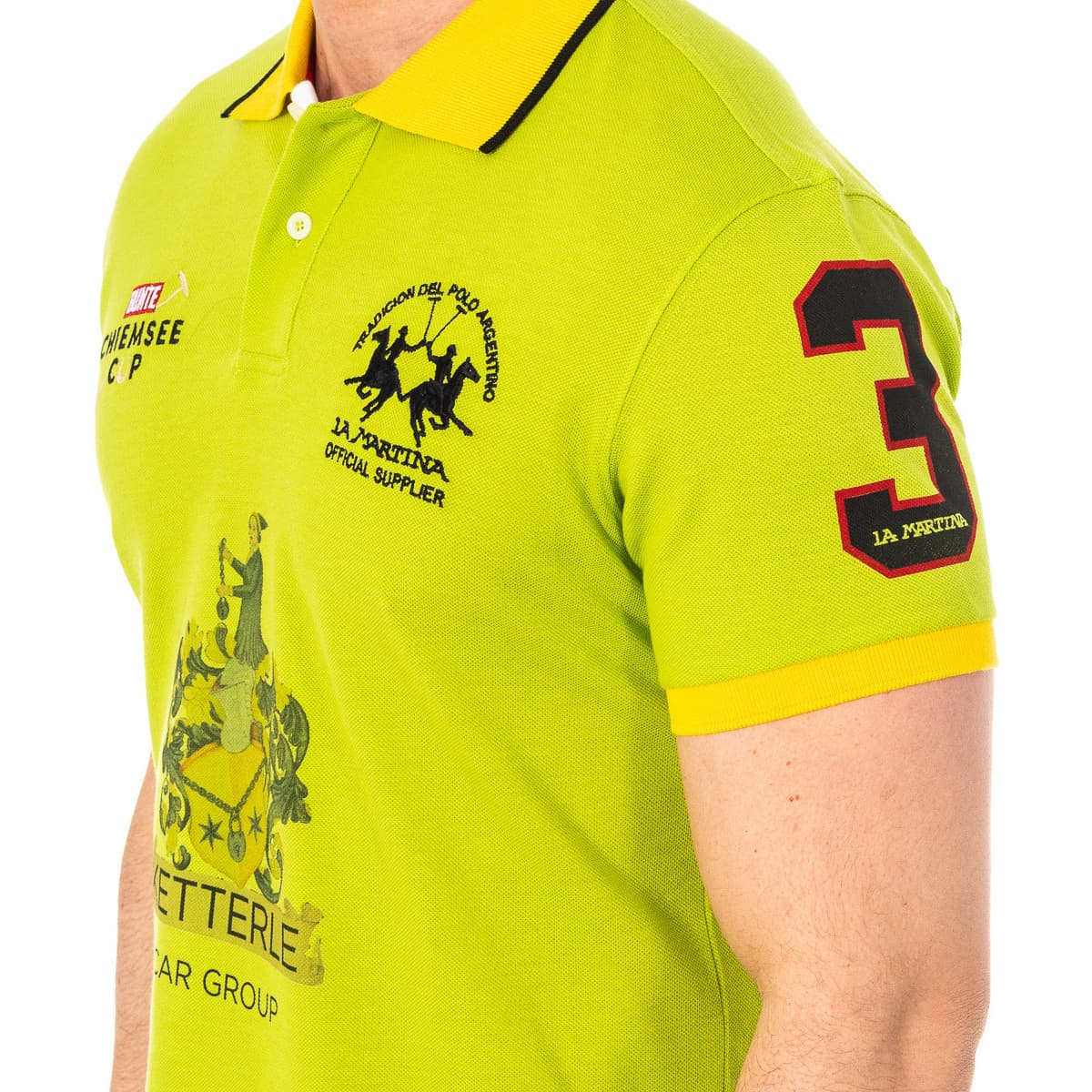 Men's Polo Shirts La Martina Green