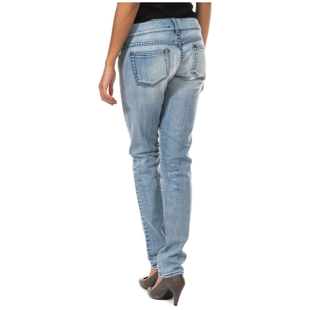 Women's Pants Met Blue