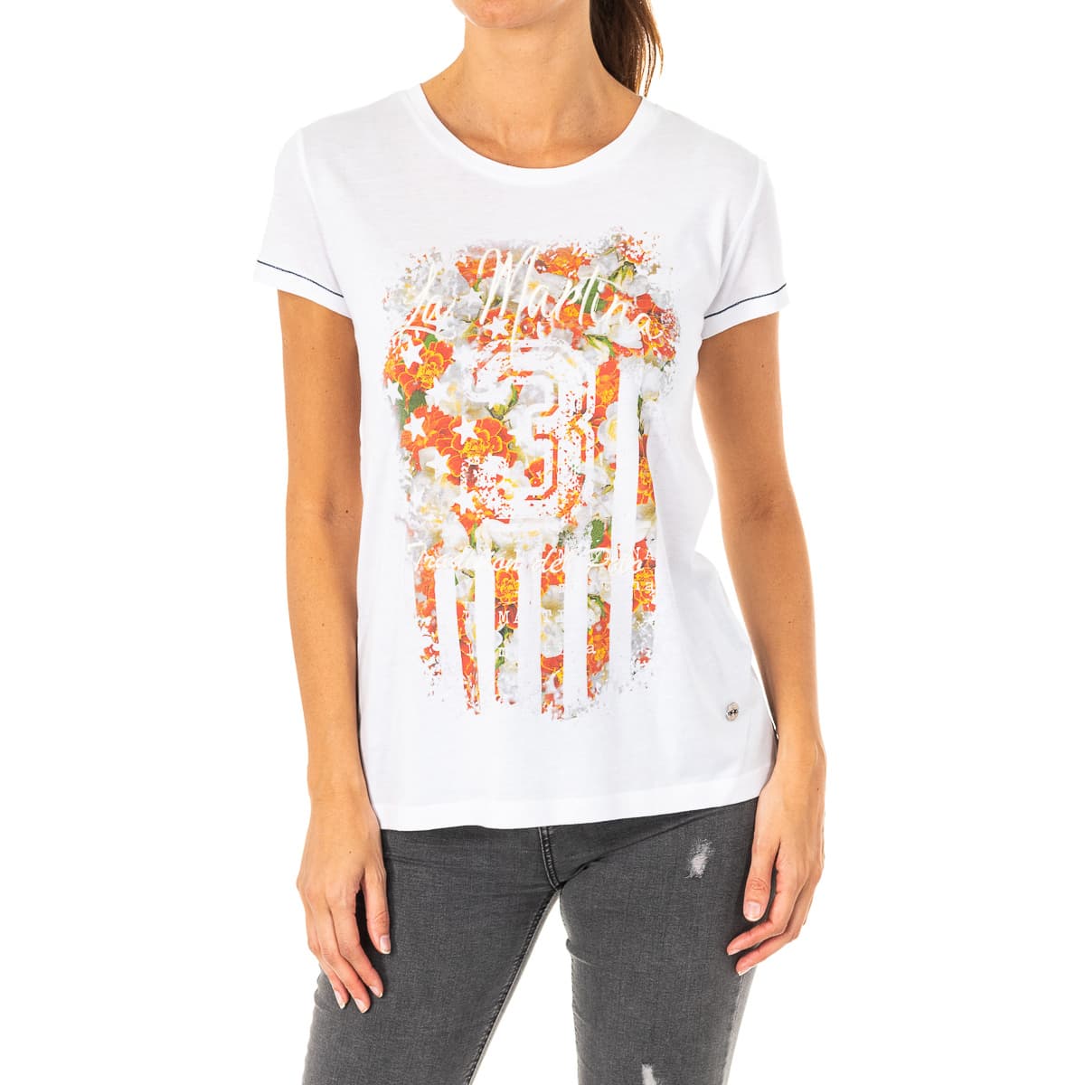 Women's T-Shirts La Martina White
