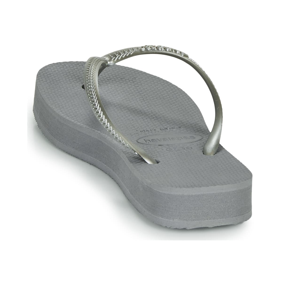 Women's Flip Flops Havaianas Silver