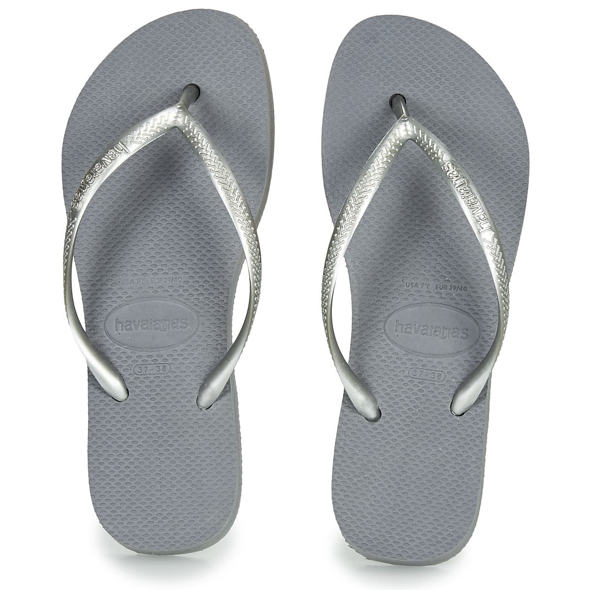 Women's Flip Flops Havaianas Silver