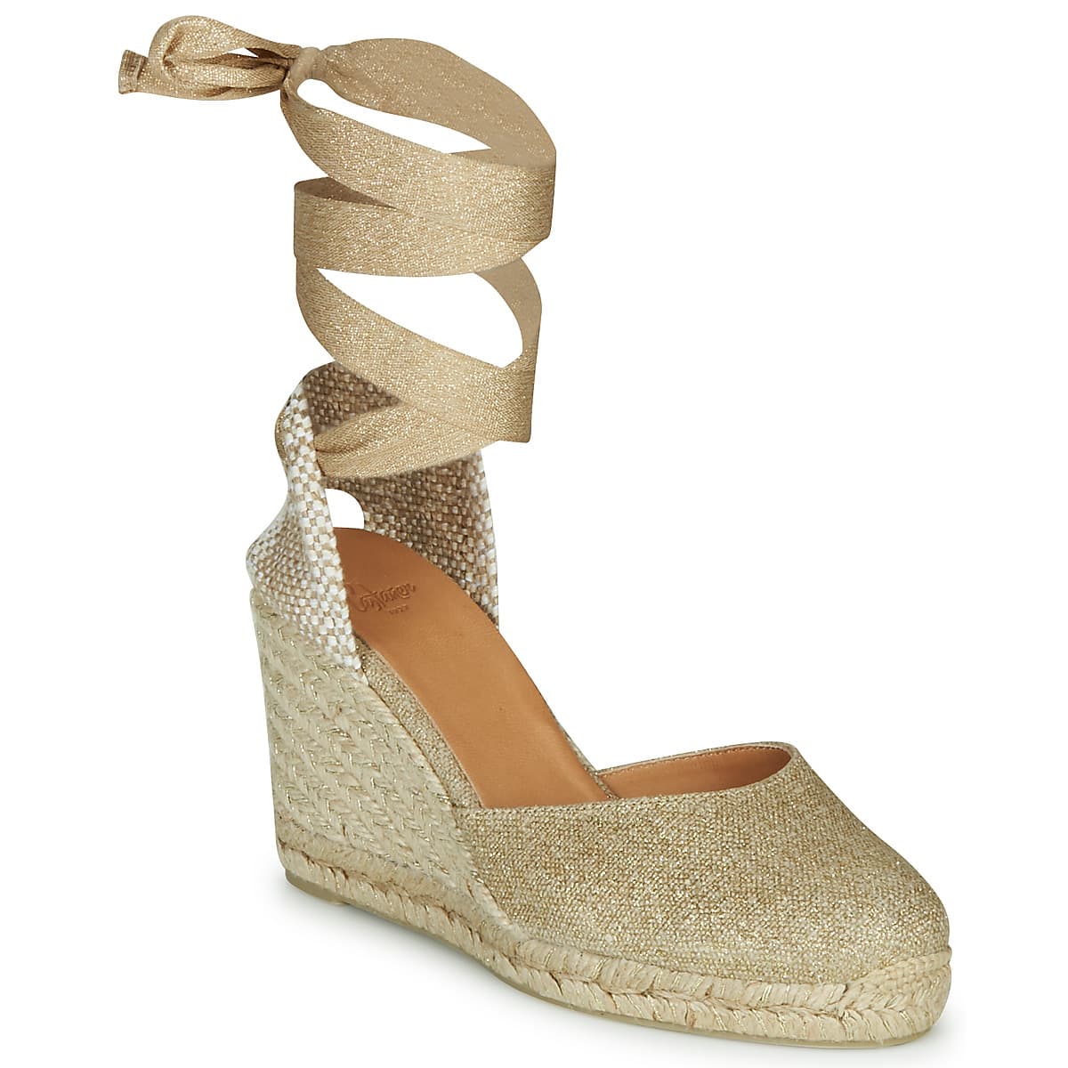Women's Espadrilles Castaner Gold