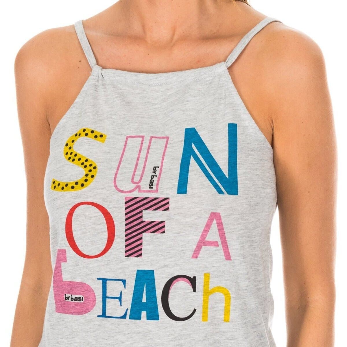 Women's Sleeveless Tops Armand Basi Gray