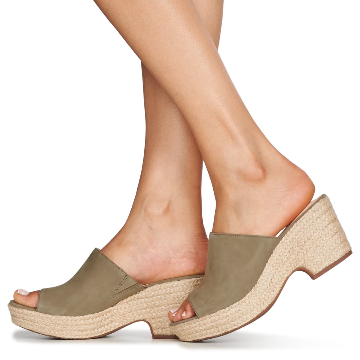 Women's Mules Clarks Gray
