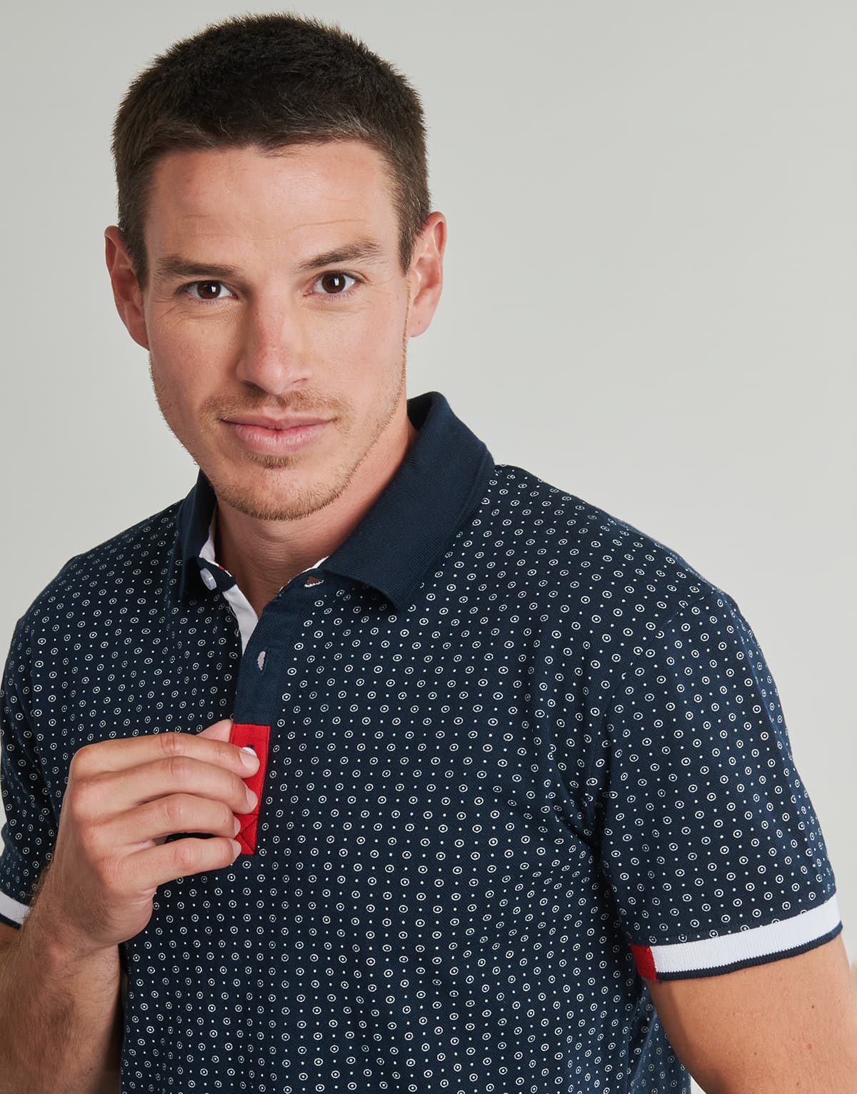 Men's Polo Shirts Yurban Blue