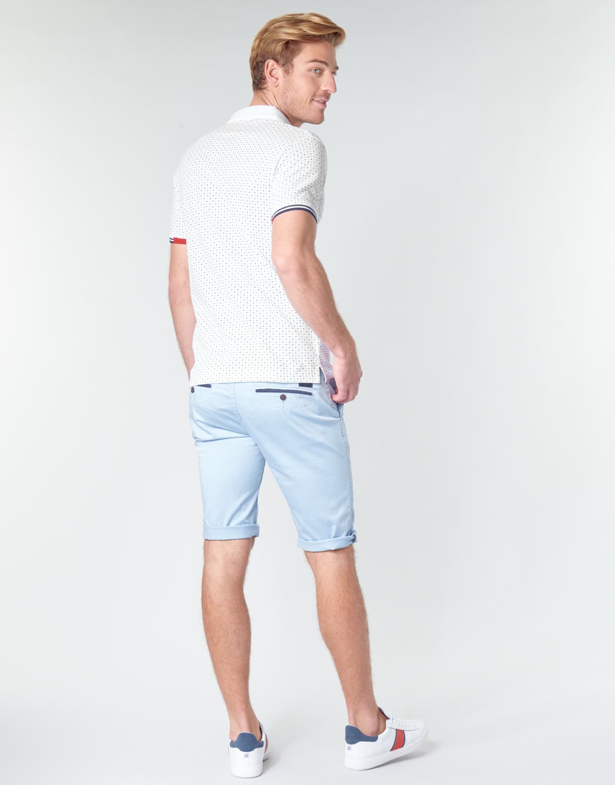 Men's Polo Shirts Yurban White