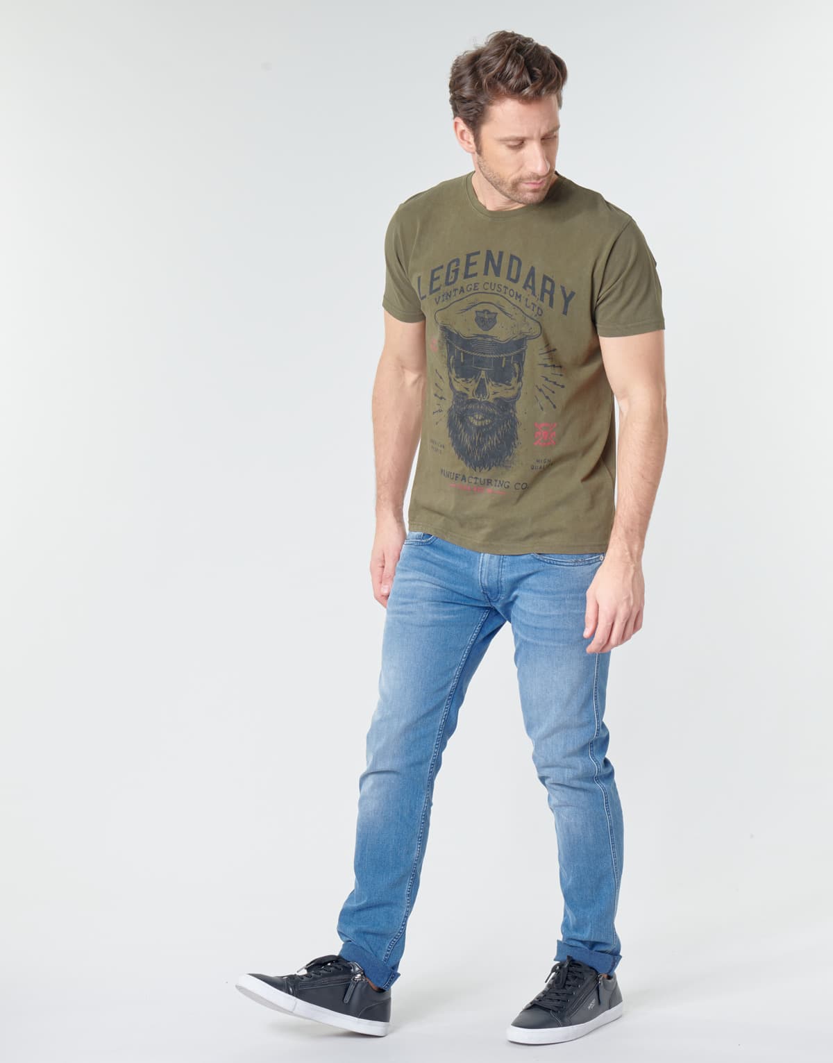Men's T-Shirts Yurban Khaki