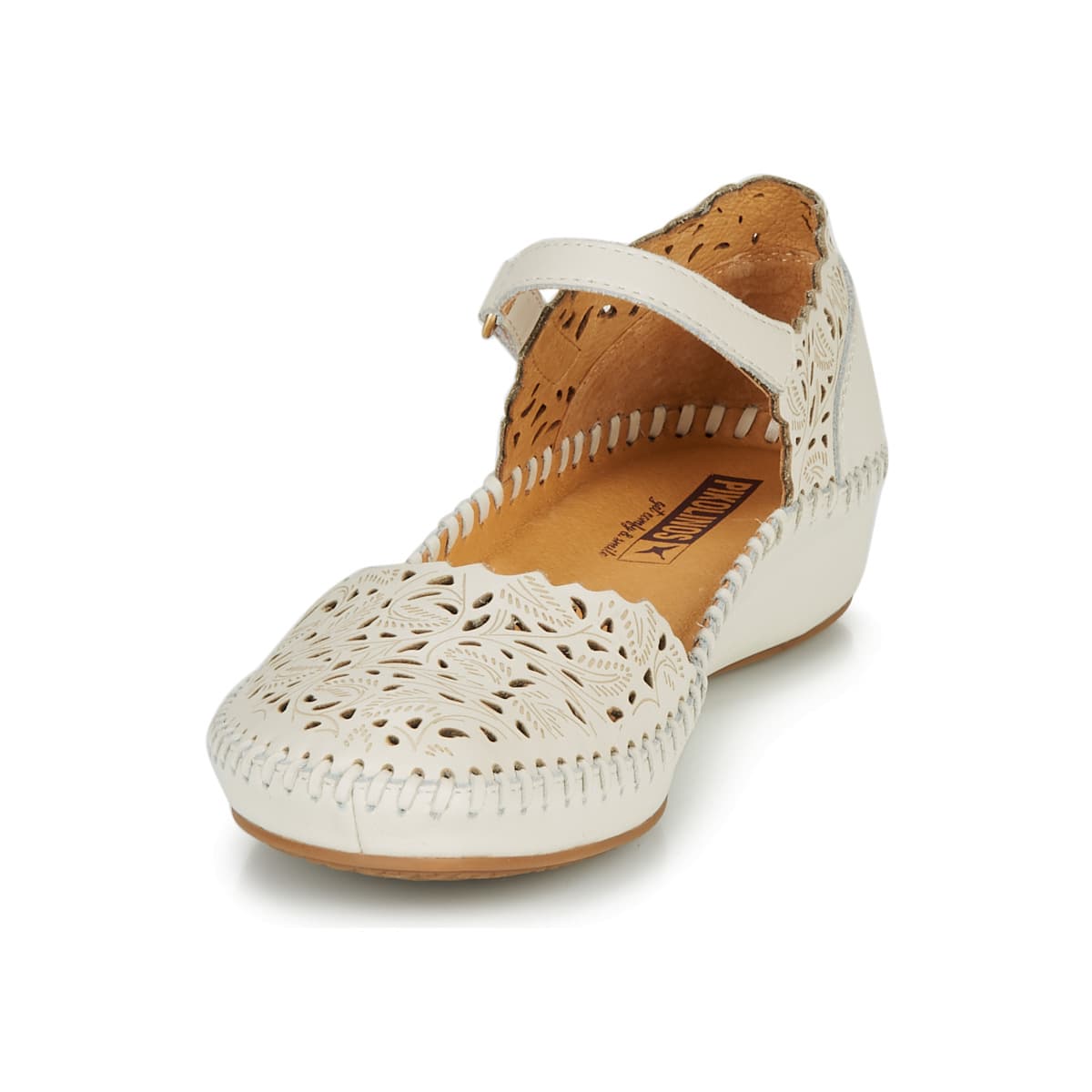 Women's Ballet Flats Pikolinos White