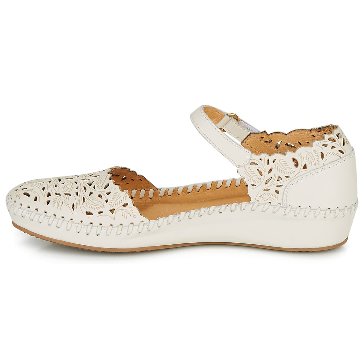 Women's Ballet Flats Pikolinos White