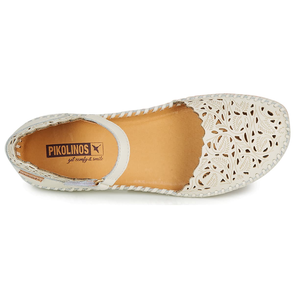 Women's Ballet Flats Pikolinos White