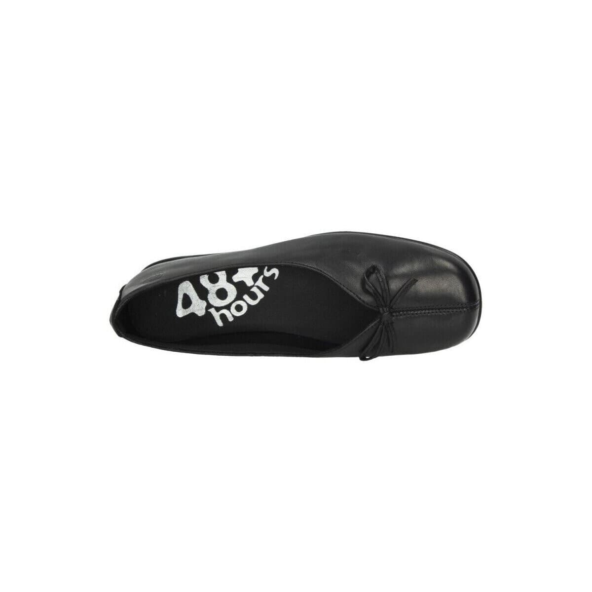 Women's Ballet Flats 48 Horas Black