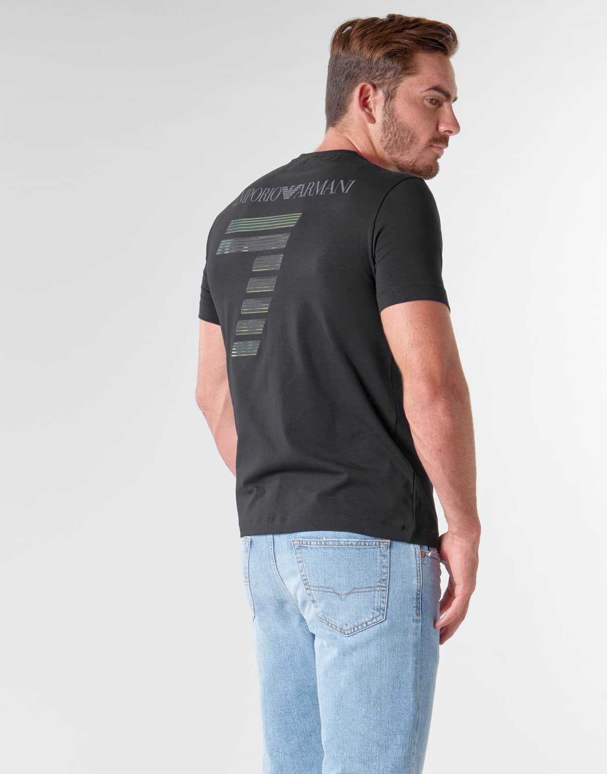 Men's T-Shirts EA7 Black
