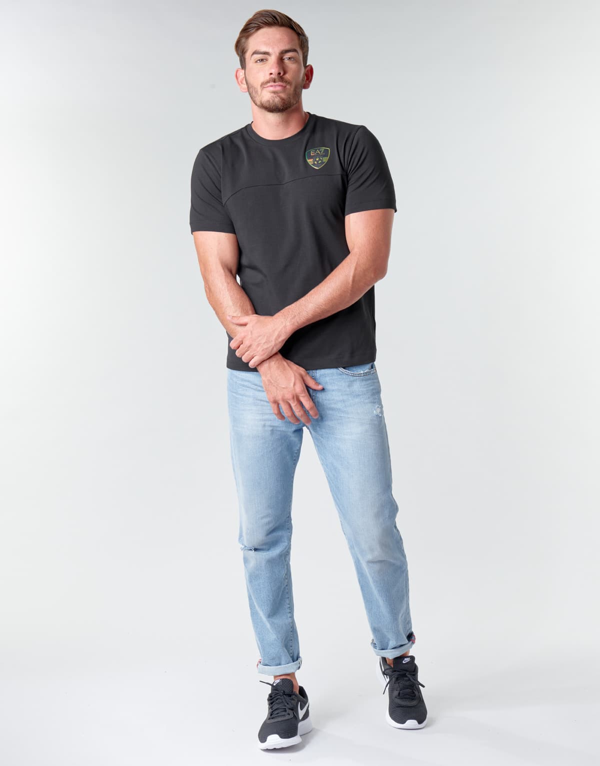 Men's T-Shirts EA7 Black