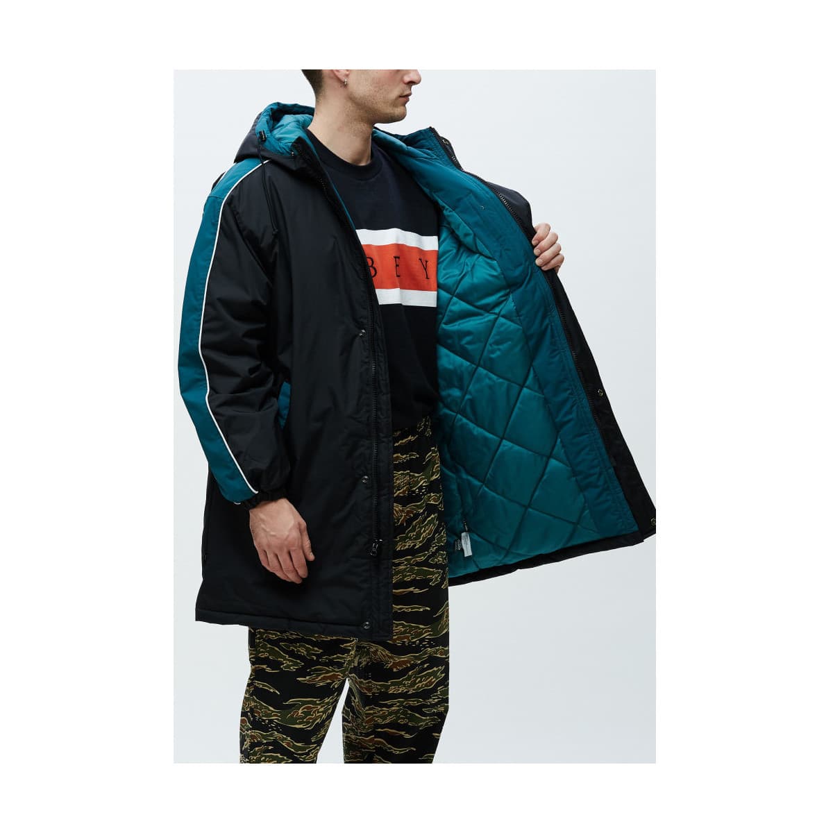 Men's Blazers Obey Black