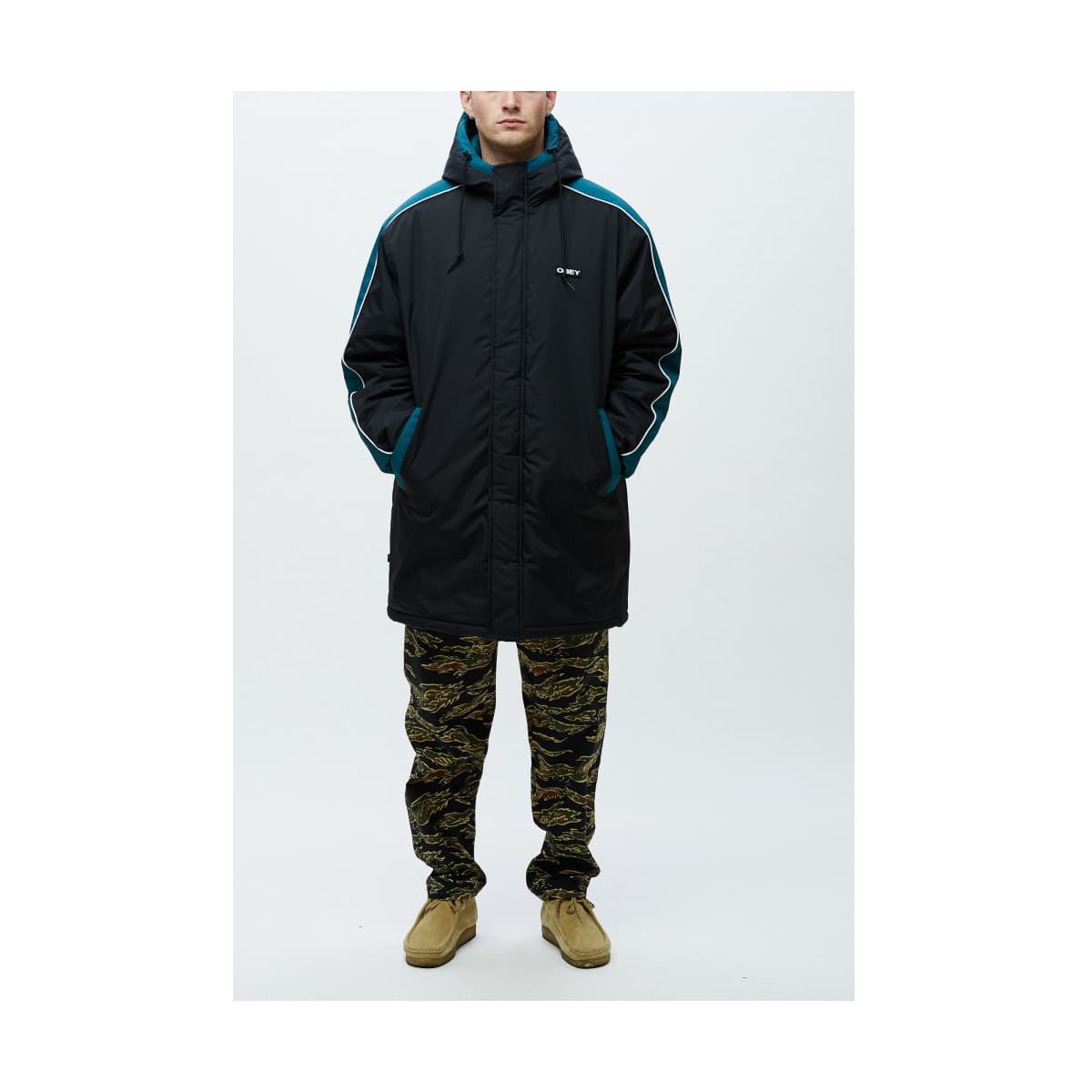 Men's Blazers Obey Black