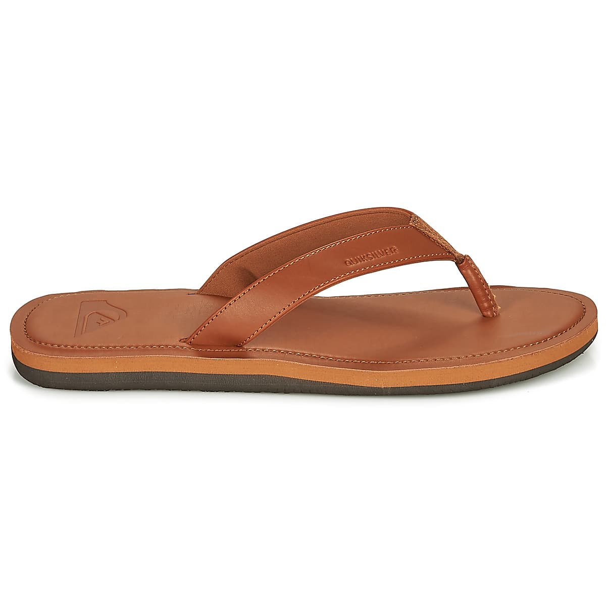Men's Flip Flops Quiksilver Brown