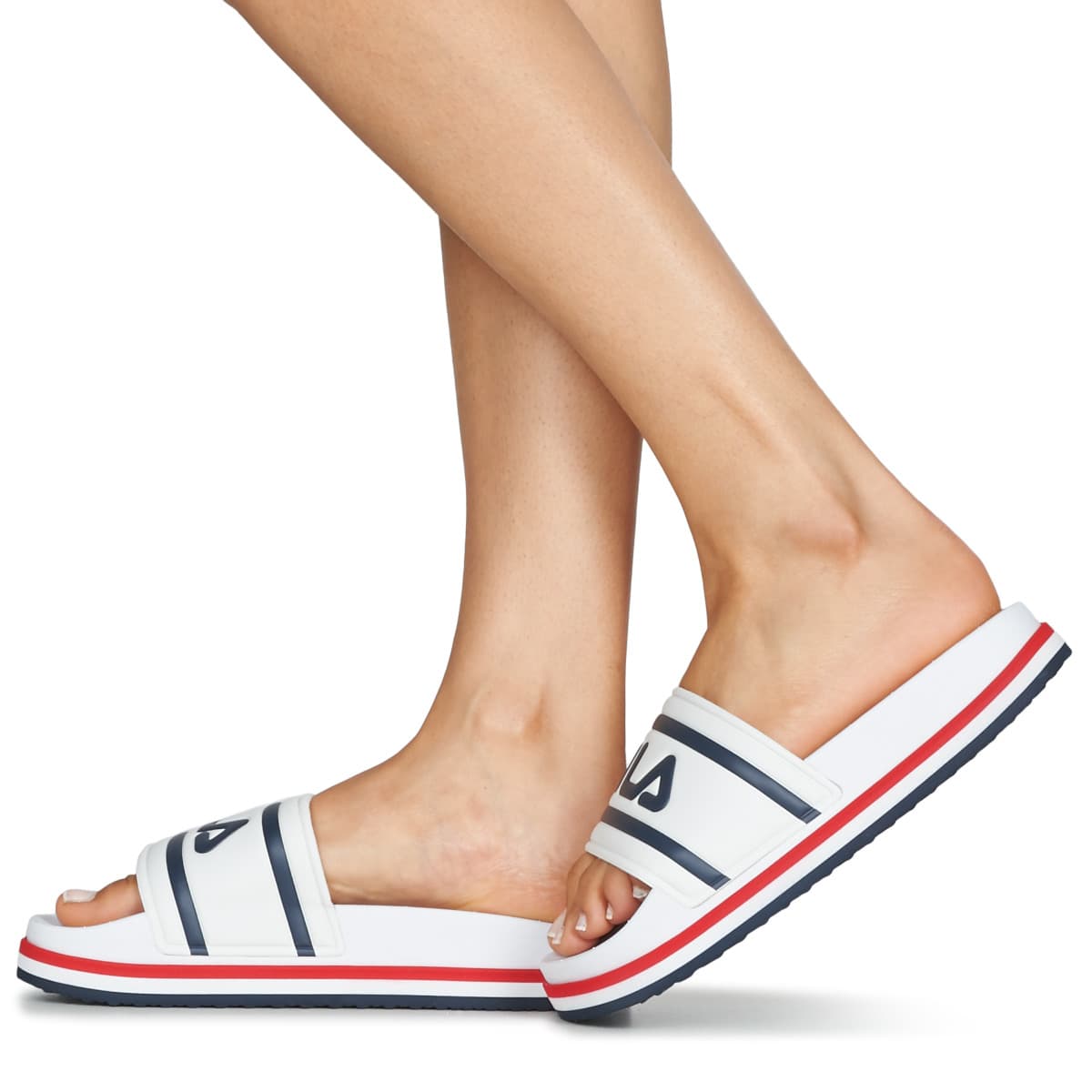 Women's Flip Flops Fila White