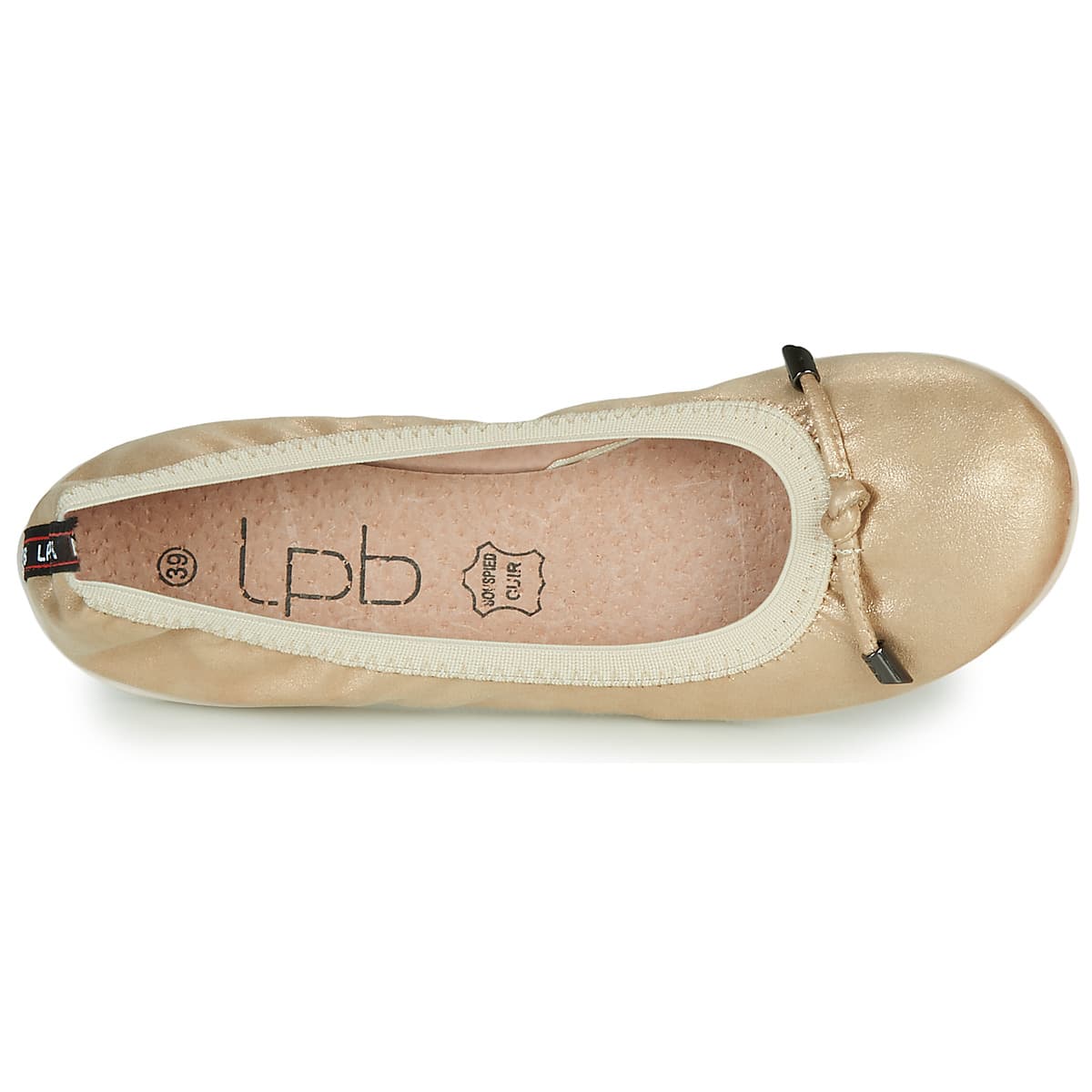 Women's Ballet Flats Les Petites Bombes Gold