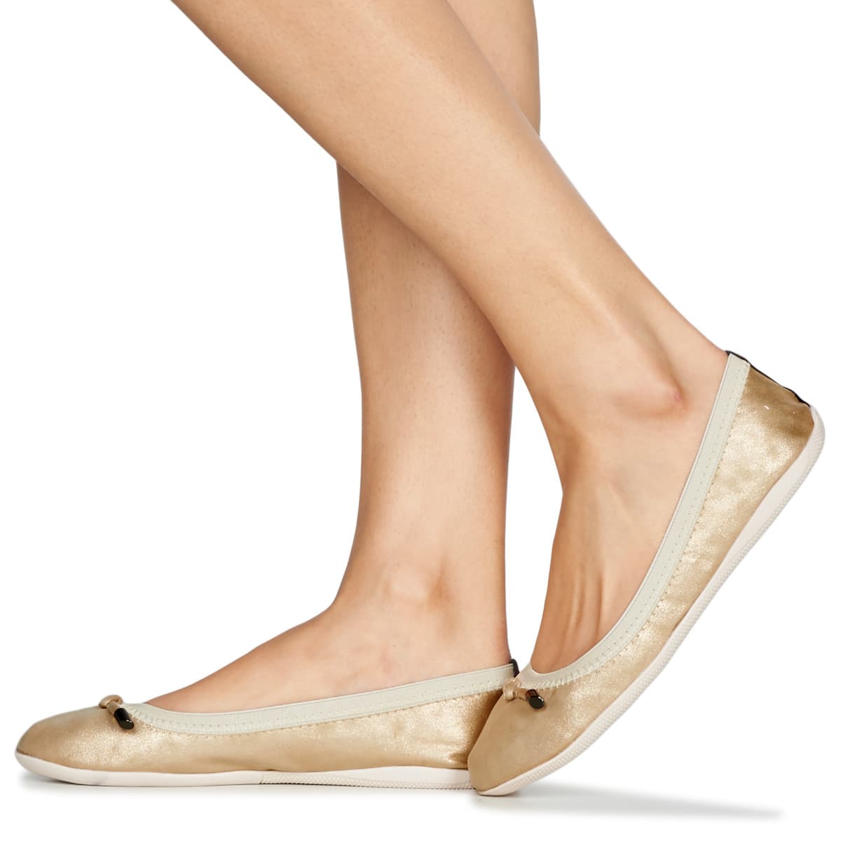 Women's Ballet Flats Les Petites Bombes Gold