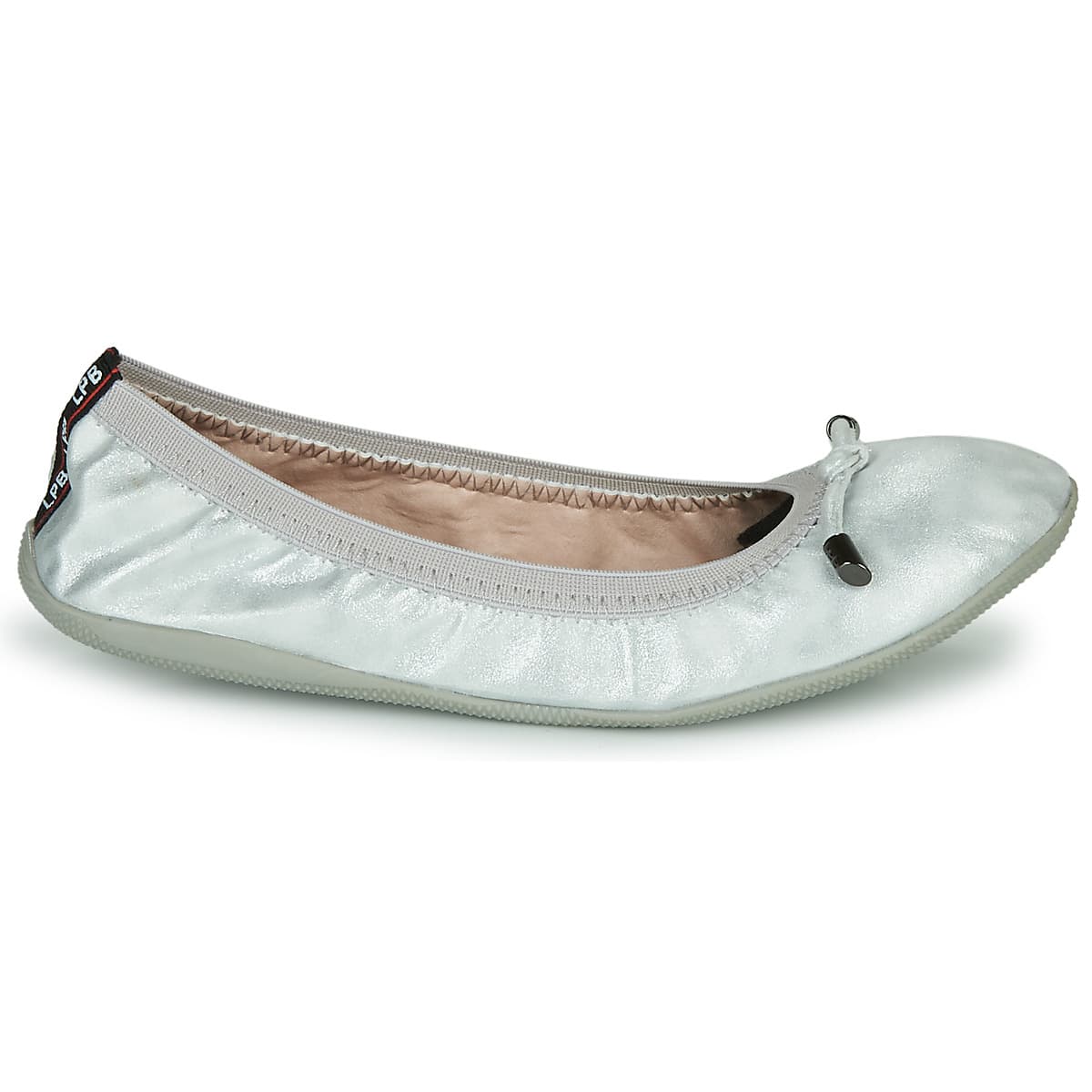 Women's Ballet Flats Les Petites Bombes Silver