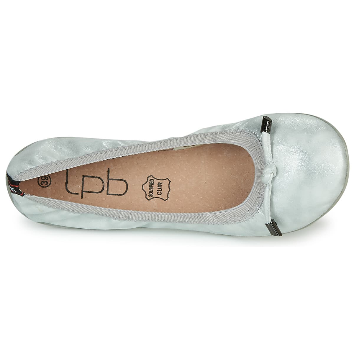 Women's Ballet Flats Les Petites Bombes Silver