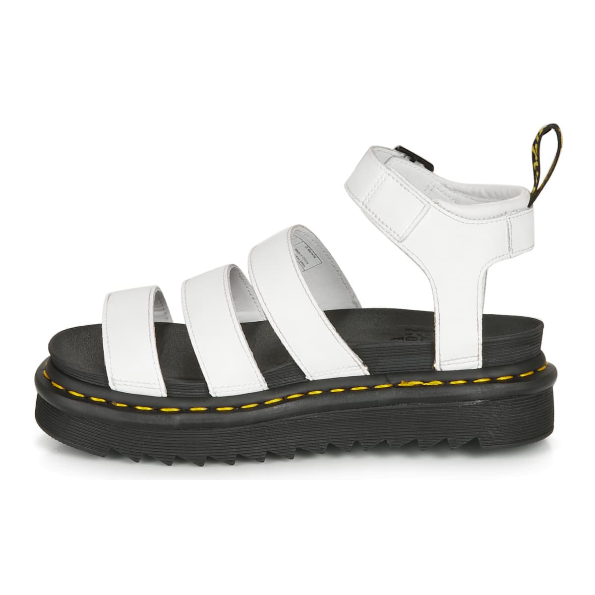 Women's Platforms Dr. Martens White