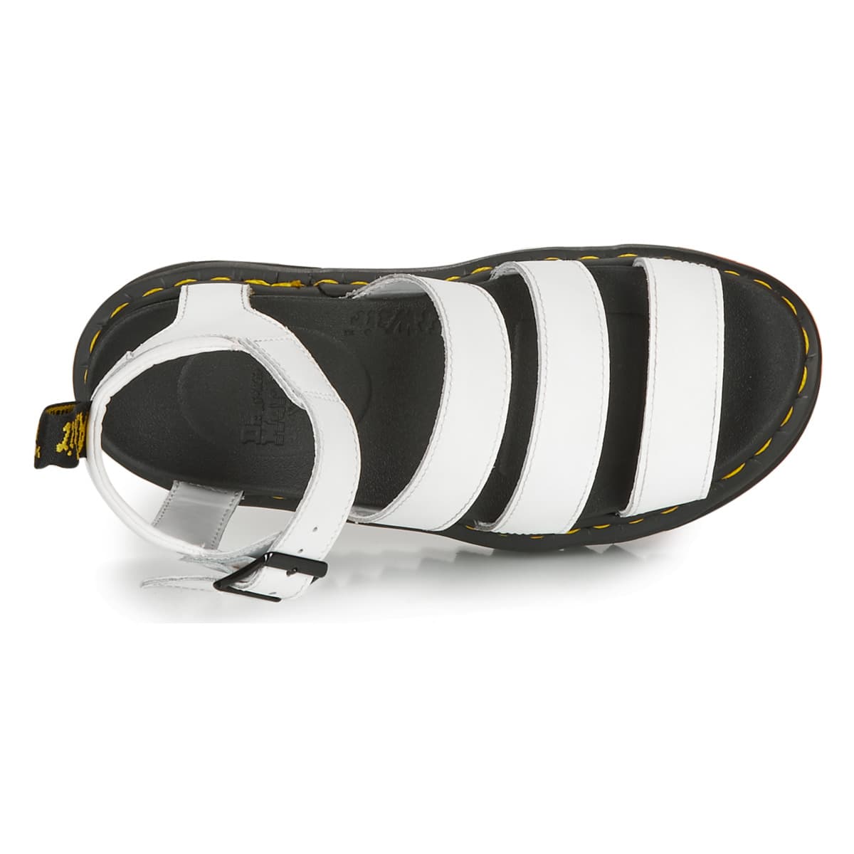 Women's Platforms Dr. Martens White