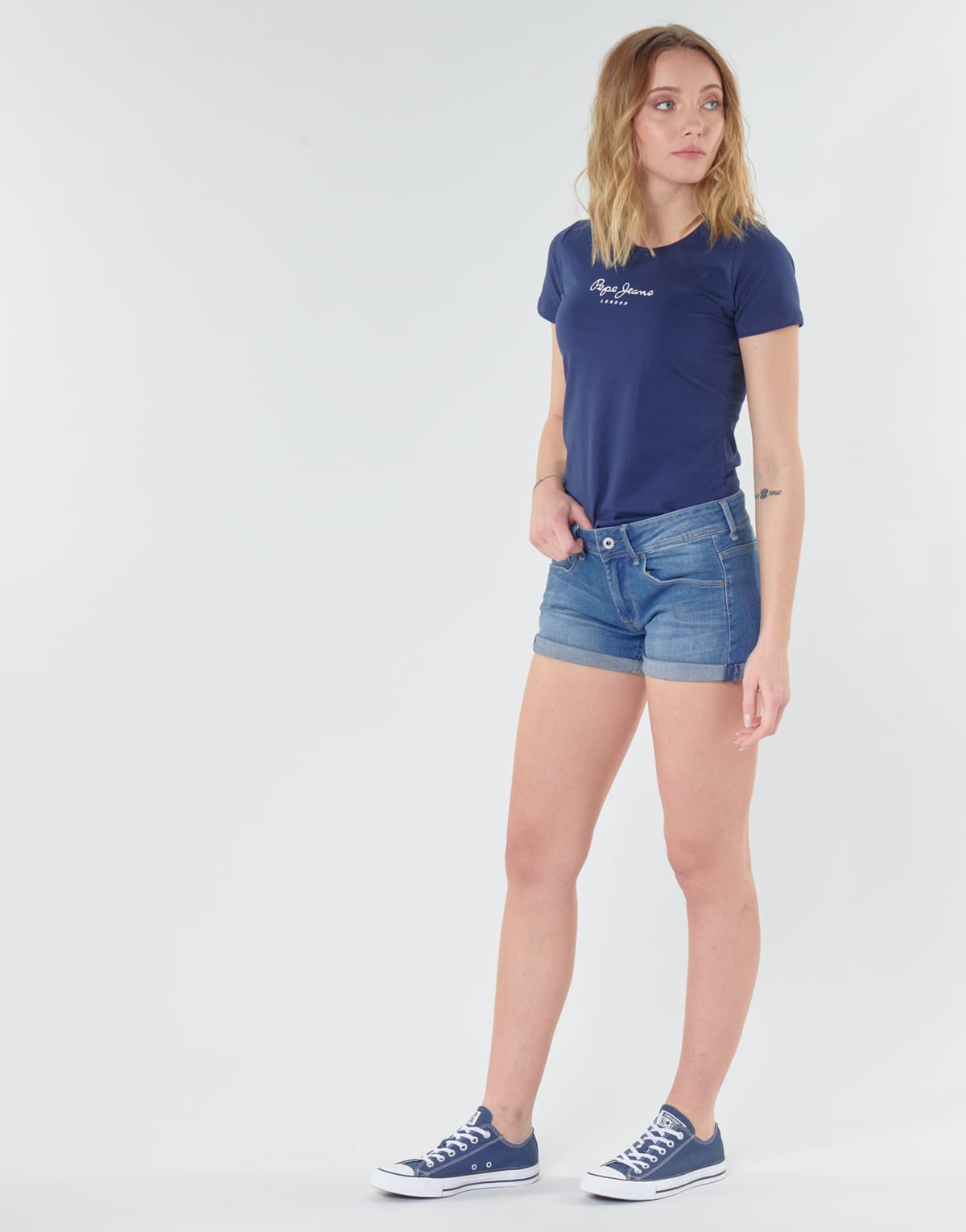Women's T-Shirts Pepe Jeans Blue