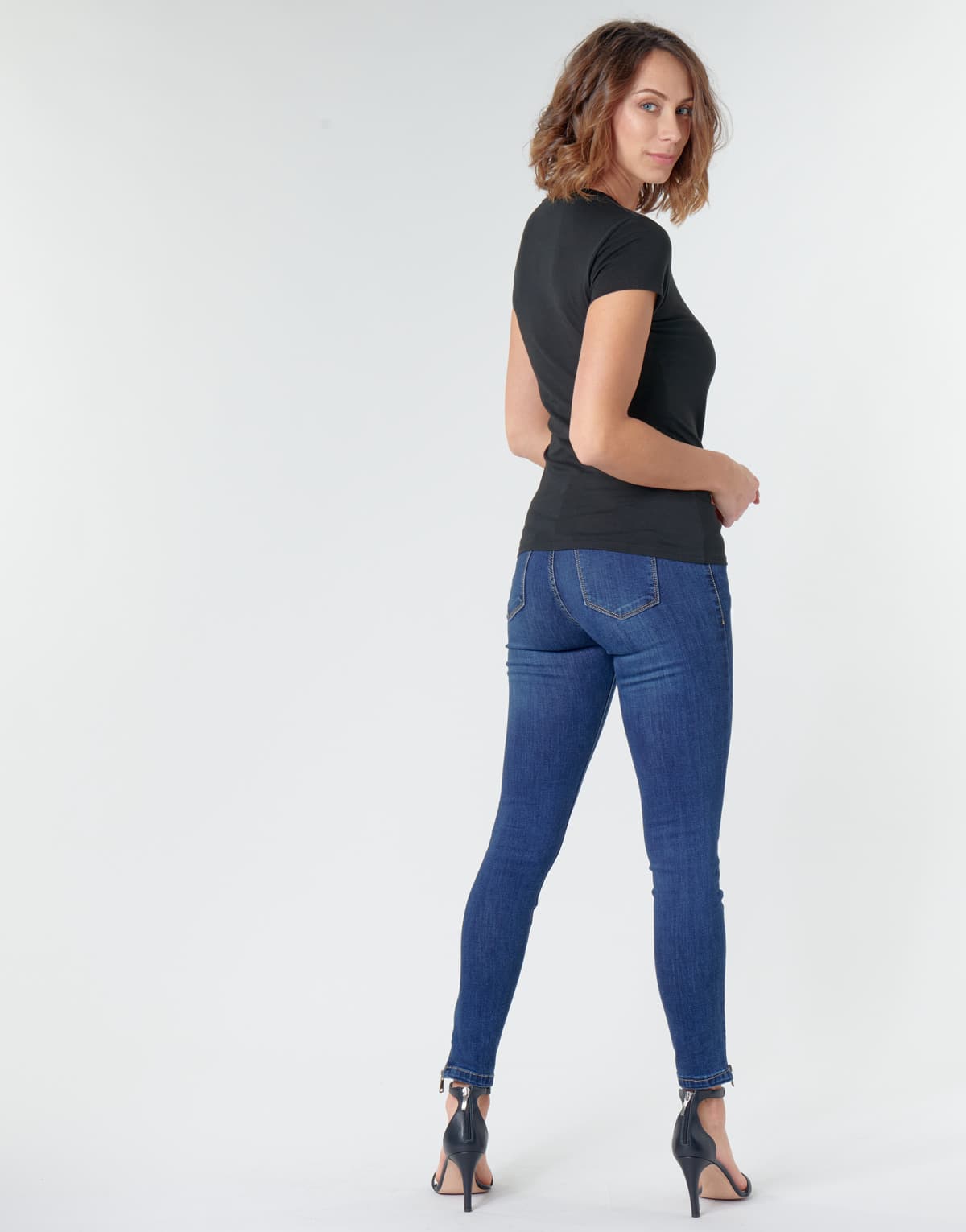 Women's T-Shirts Armani Exchange Black