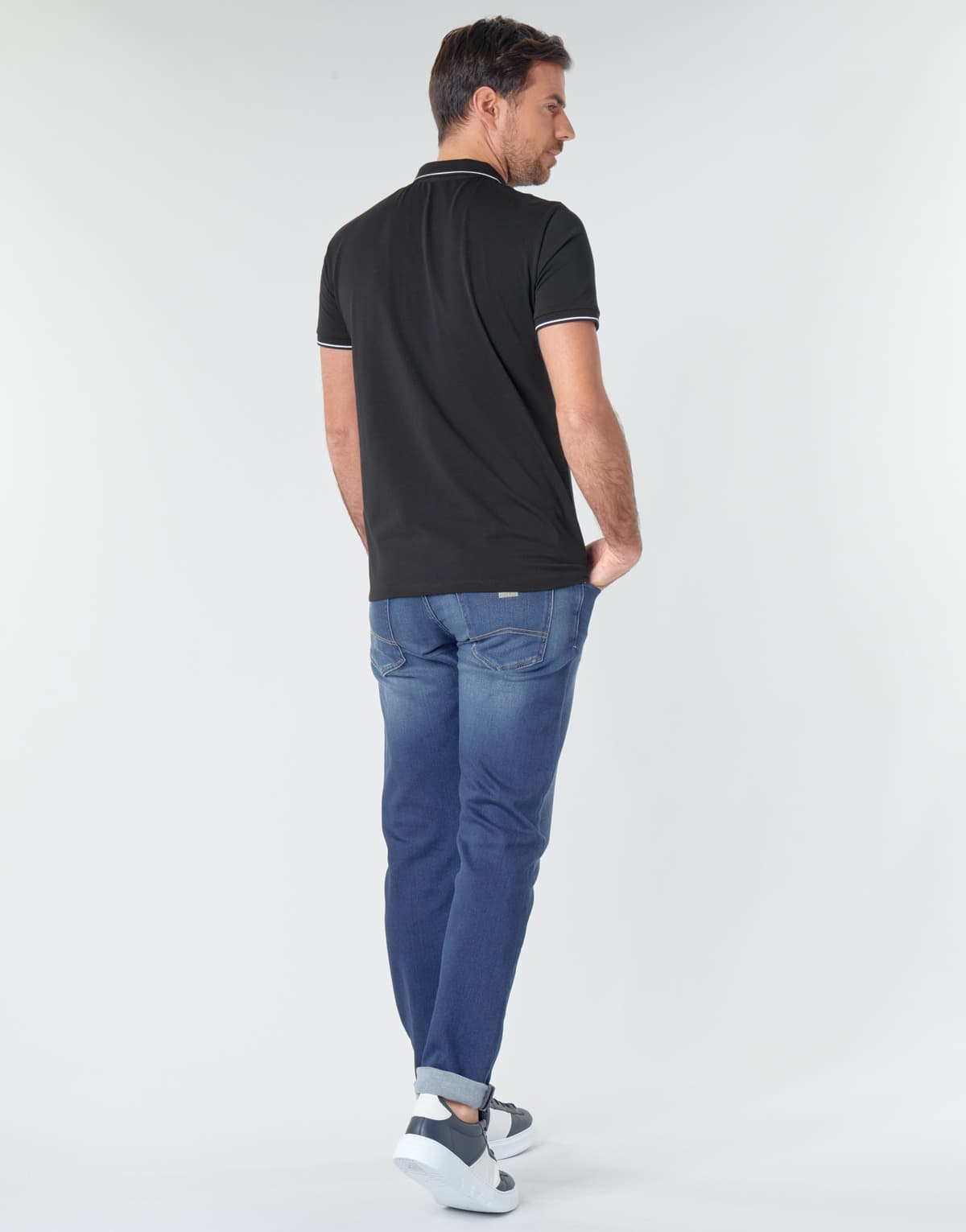 Men's Polo Shirts Armani Exchange Black