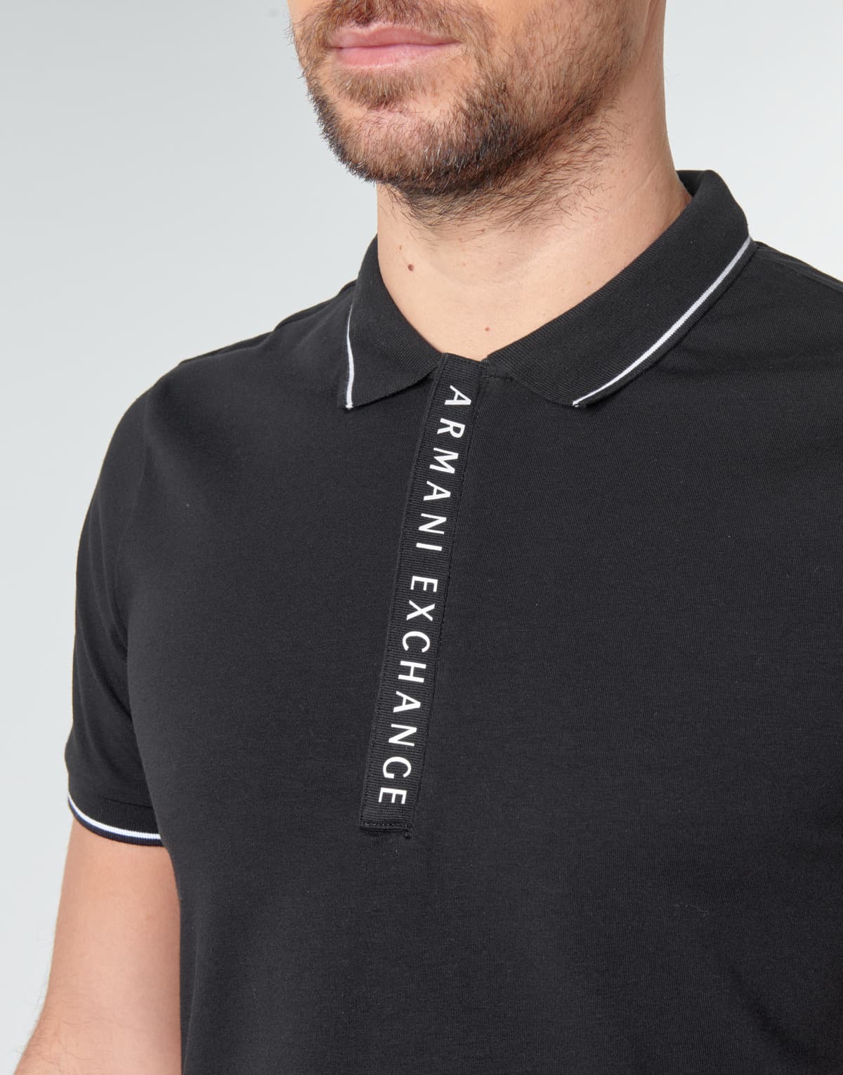 Men's Polo Shirts Armani Exchange Black