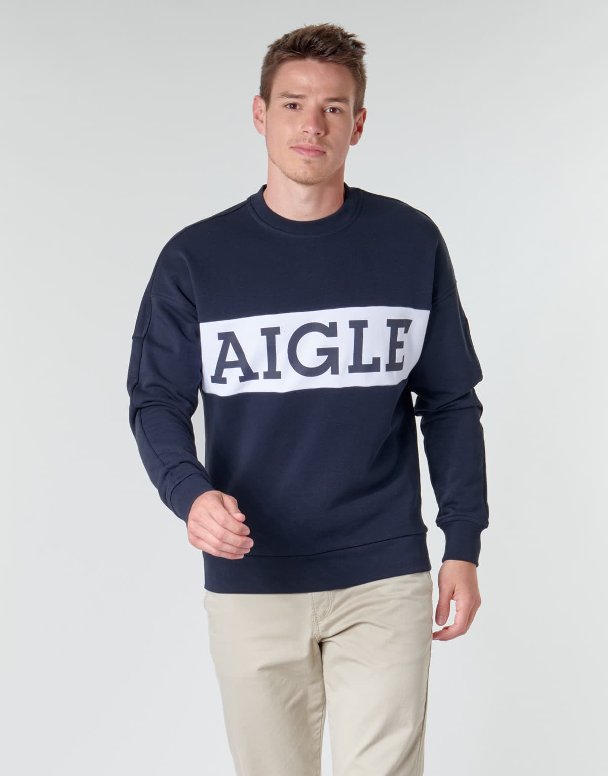 Men's Sports T-Shirts Aigle Blue