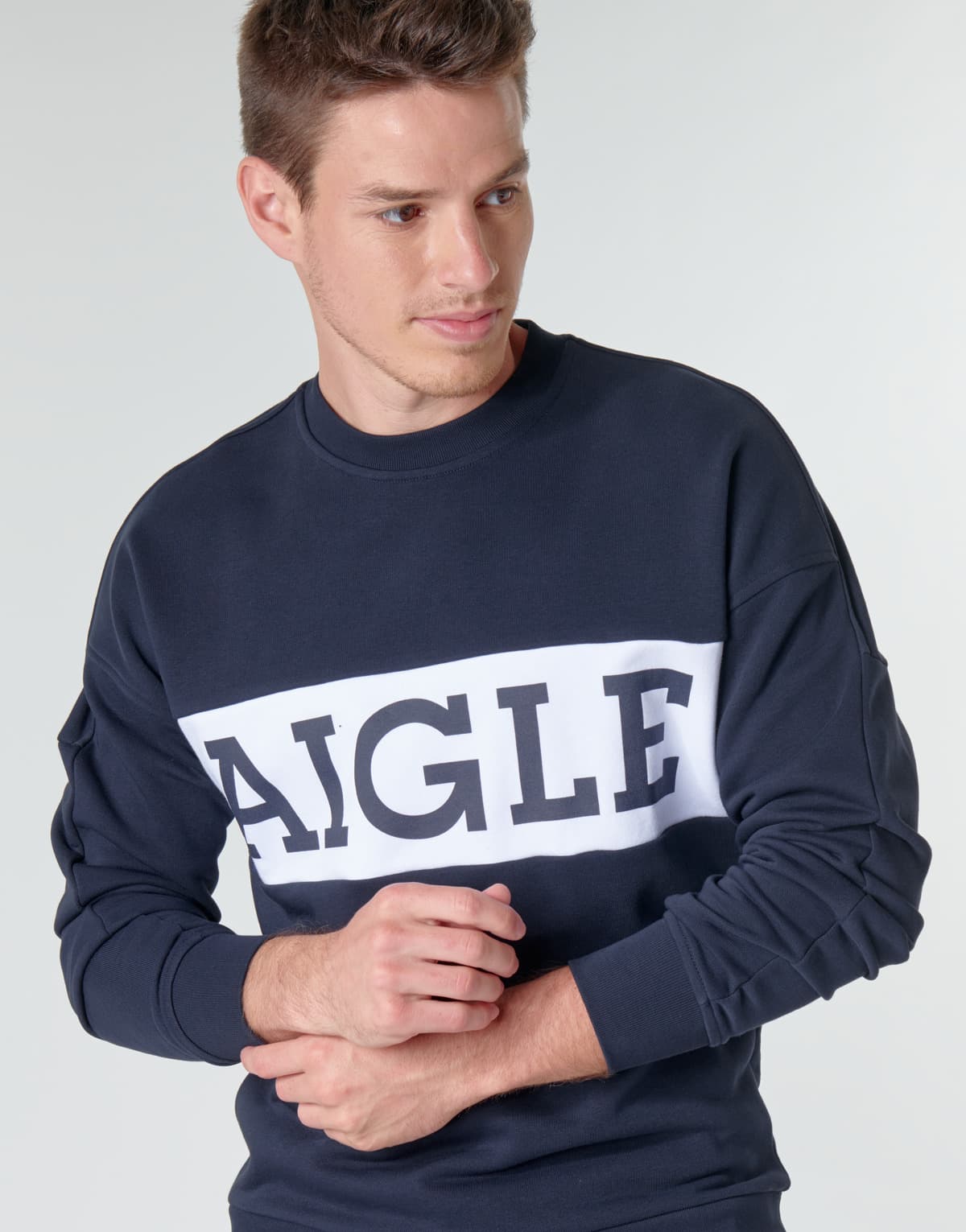 Men's Sports T-Shirts Aigle Blue