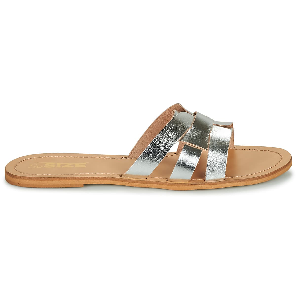 Women's Mules So Size Silver