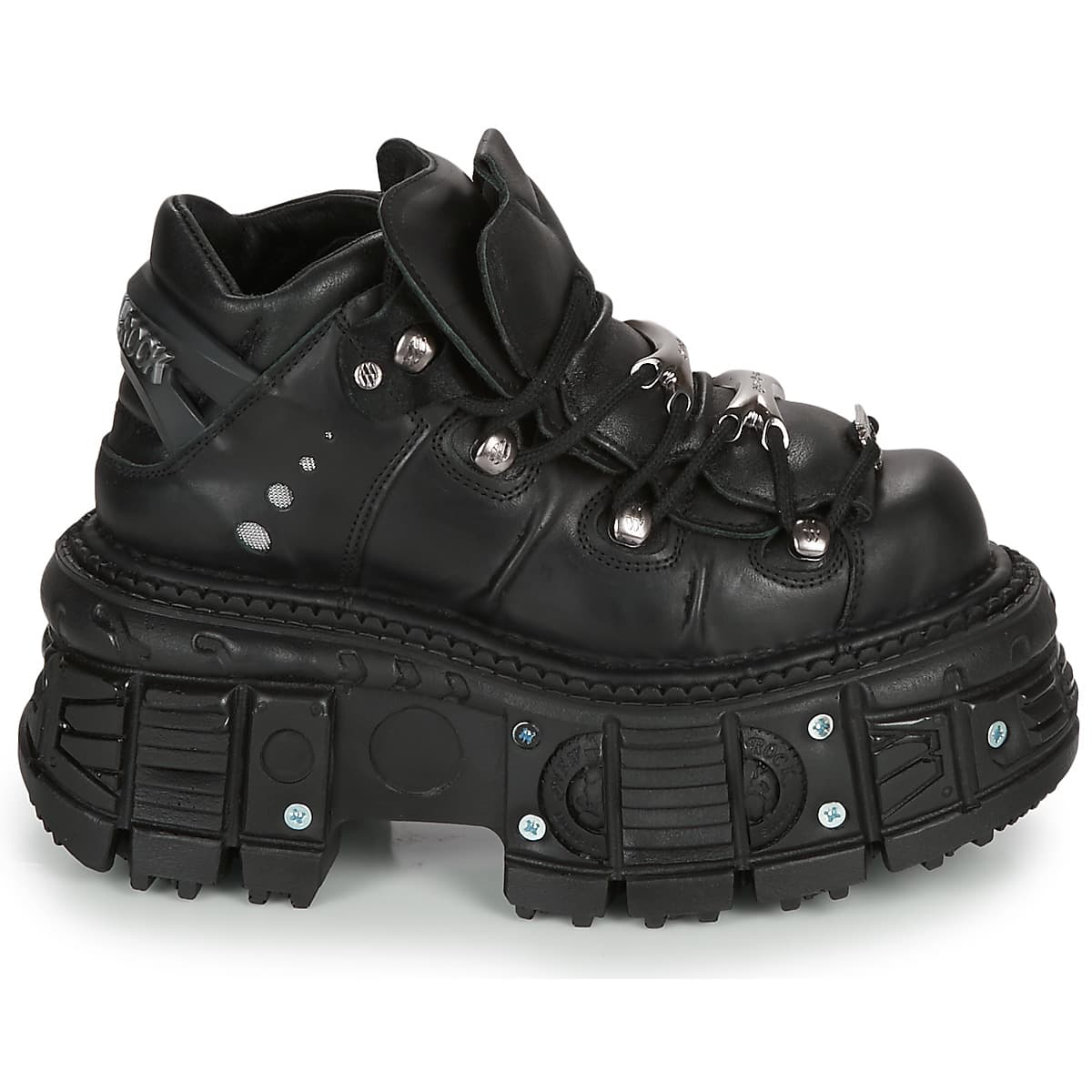 Women's Derby Shoes New Rock Black