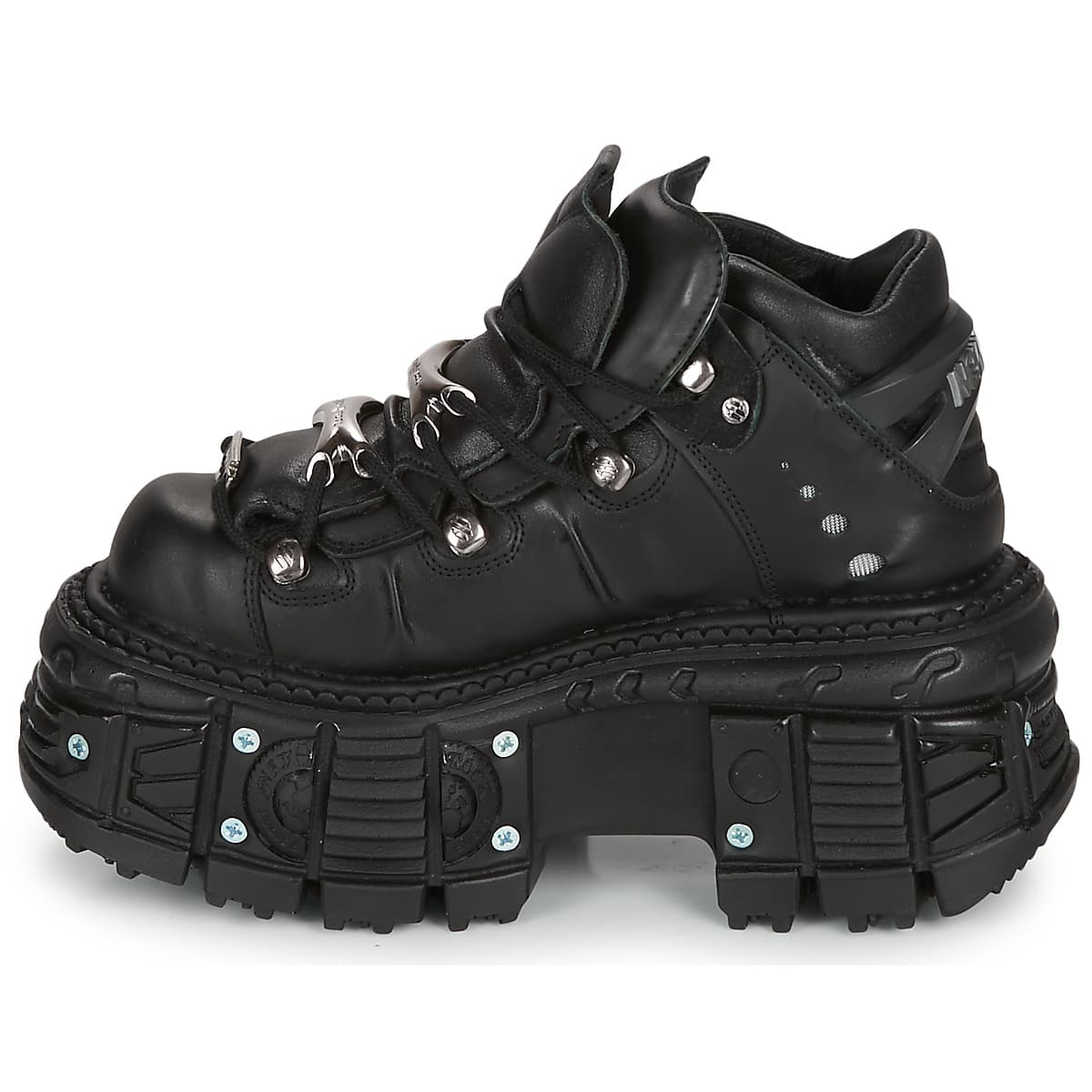 Women's Derby Shoes New Rock Black