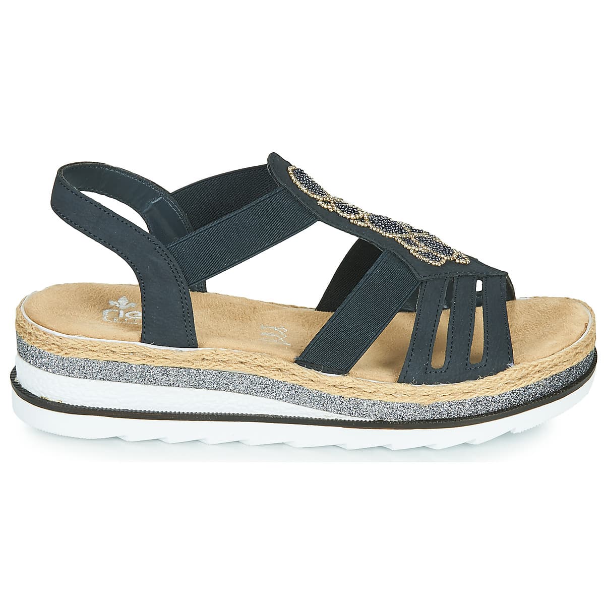 Women's Platforms Rieker Black