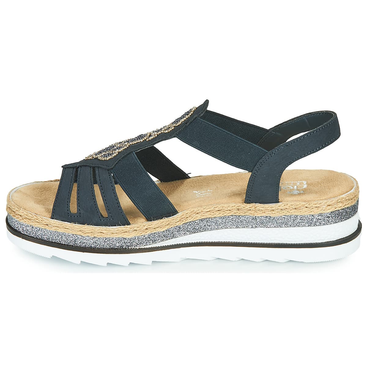 Women's Platforms Rieker Black